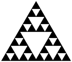 The third iteration of the Sierpiński triangle